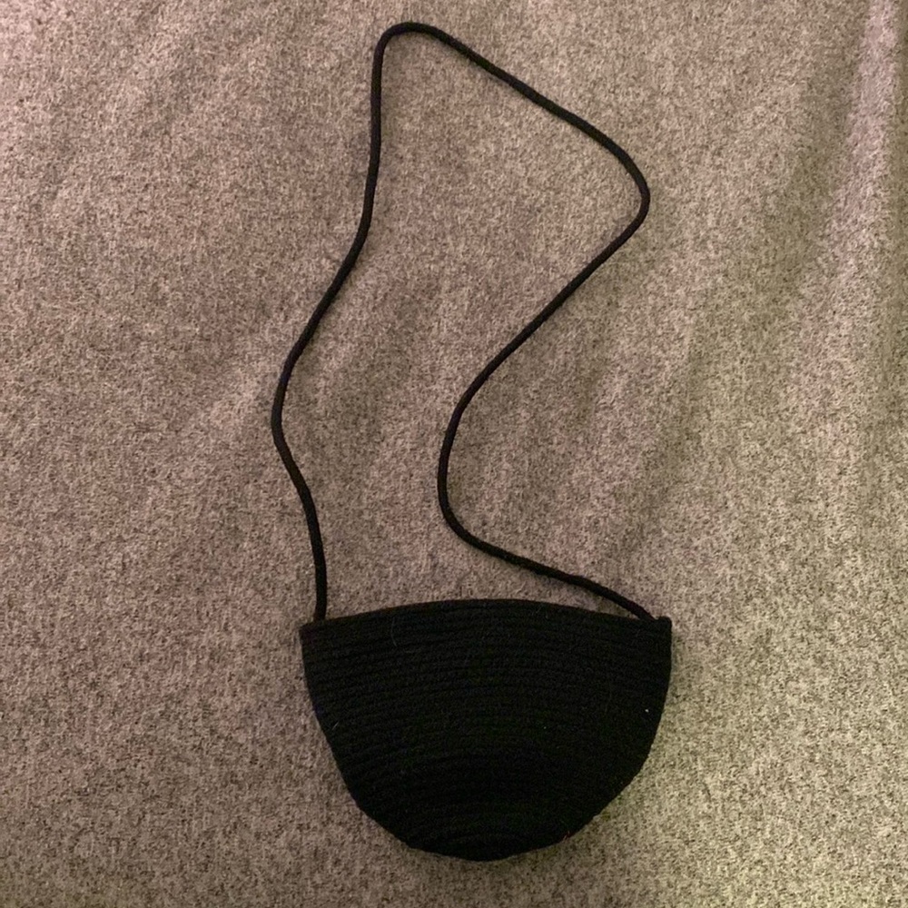 Urban outfitters black tiny clip bag - perfect for a beach vacation